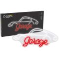 MANTA GARAGE, LED Neon plexi dekorace