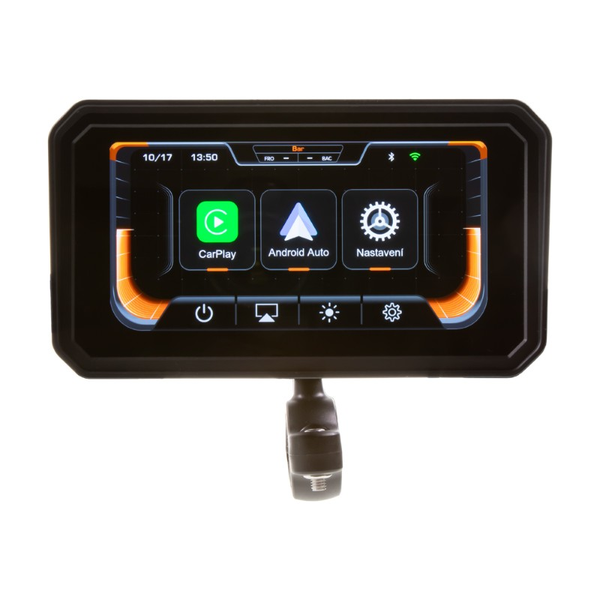 Motocyklový displej Apple CarPlay / Android Auto CARCLEVER DS-126CA