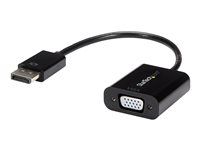 1080p 1920x1200 - Active DP to VGA (Male to Female) HD Video Converter for laptop/PC/Monitor (DP2VGA3) - Adaptér obrazovky - DisplayPort (M) do HD-15 (VGA) (F) - 10 cm - aktivní - černá - pro P/N: DK31C3HDPD, DK31C3HDPDUE, DKM30CHDPD, DKM30CHDPDUE, SV231QDPU34K, TB32DP14