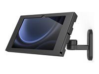 Compulocks Galaxy Tab S9/S9FE 10.9" Apex Enclosure Swing Wall Mount Black - Montážní sada - kyvné rameno, odhalená prední/zadní kamera a senzory - pro tablet - uzamykatelný - kovový rám - cerná - velikost obrazovky: 10.9" - montáž na stenu - pro Samsung Galaxy Tab S10 FE, Tab S10 Lite, Tab S11, Tab S9, Tab S9 FE
