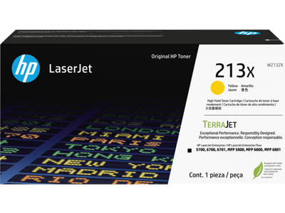 HP W2132X, yellow toner. kazeta HP LaserJet 213X