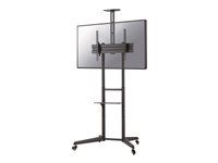 Vozík - pro plochý panel / AV zařízení - černá - velikost obrazovky: 37"-70"