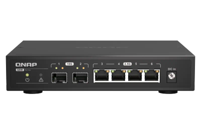 QNAP switch QSW-2104-2S (4x 2,5GbE RJ45 a 2x 10GbE SFP+)