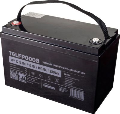 Baterie T6 Power LiFePO4, 12.8V, 100Ah, 1280Wh, Bluetooth, T16
