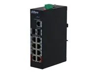 Přepínač - neřízený - 8 x 10/100/1000 (PoE) + 2 x 1000 (uplink) + 1 x 10/100/1000 (uplink) - desktop - PoE (120 W)