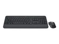 Sada klávesnice a myši - bezdrátový - Bluetooth LE - QWERTY - britská - grafit