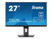 LED monitor - 27" - 3840 x 2160 4K @ 60 Hz - IPS - 350 cd/m² - 1300:1 - 4 ms - HDMI, DisplayPort, USB-C - reproduktory - černá, matná