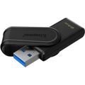 KINGSTON DataTraveler EXODIA S, 64GB, černá/černá