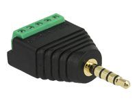 Audio adaptér - 5pólový mini jack s piny (male) do terminál s 5 piny