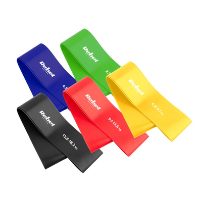 REBEL TPE Mini Band L 2,3-18,2kg 5ks mix barev