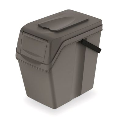 Koš odpadkový SORTIBOX II 25l šedý kámen