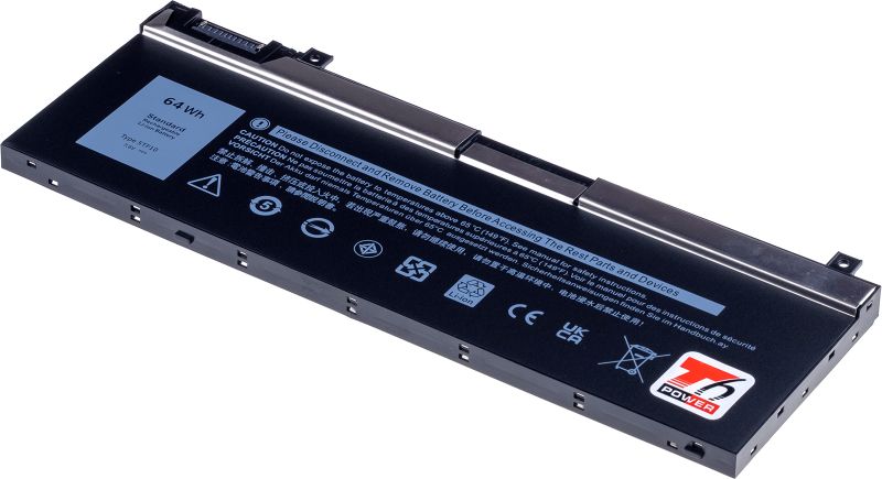 Baterie T6 Power pro Dell Precision 7530, 7540, 7730, 7740, 8420mAh, 64Wh, 4cell, Li-pol
