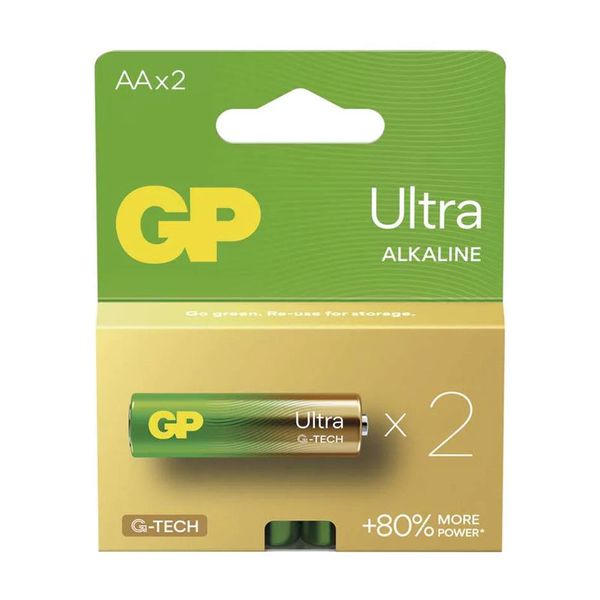 Baterie AA (R6) alkalická GP Ultra 2ks