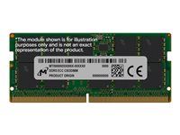DDR5 - modul - 16 GB - SO-DIMM 262 pinů - 3200 MHz / PC5-51200 - CL52 - nastaveno na taktování - ECC