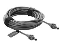 Delock - Elektrický kabel - DC jack 5.5 mm x 2.1 mm (M) do DC jack 5.5 mm x 2.1 mm (M) - 20 V - 5 A - 5 m - šedá