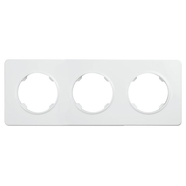 Trojitý rámeček ELECTROMALT OVAL OVA1003W, bílý