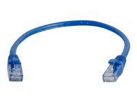 Patch kabel - RJ-45 (M) do RJ-45 (M) - 1 m - UTP - CAT 6 - lisovaný, provedení bez hrbolků, licna - modrá