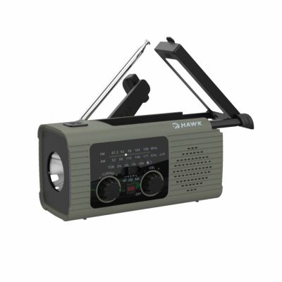 HAWK Expedition R10, FM/AM Rádio s BT, Pow, Solar