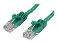 1m Green Snagless UTP Cat5e Patch Cable - 45PAT1MGN
