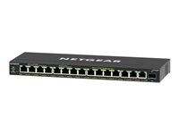 Přepínač - řízený - 15 x 10/100/1000 (PoE+) + 1 x SFP - desktop, pro připevnění na zeď - PoE+ (231 W)