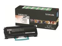 Černá - originální - kazeta s barvivem LCCP, LRP - pro Lexmark X463de, X464de, X466de, X466dte, X466dwe