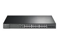 Přepínač - L2+ - řízený - 24 x 10/100/1000 (PoE+) + 4 x gigabitů SFP - Lze montovat do rozvaděče - PoE+ (384 W)