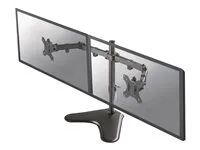 Stojan - plný pohyb - pro 2 LCD displeje - černá - velikost obrazovky: 10"-32" - stolní stojan, upevnitelné na stůl