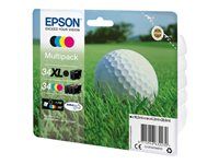 4-balení - černá, žlutá, azurová, purpurová - originální - inkoustová cartridge - pro WorkForce Pro WF-3720, WF-3720DWF, WF-3725DWF