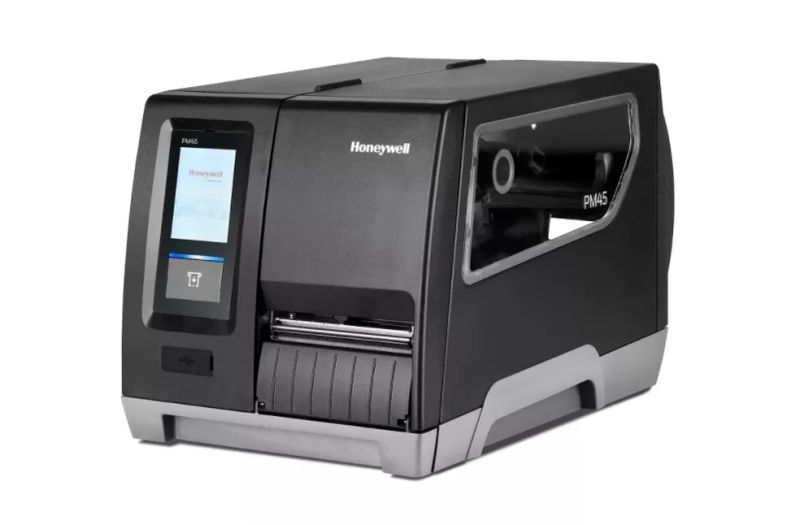 PM45 - FullTouch, 203 dpi, LTS, rewinder, industrial interface