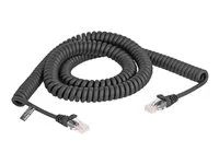 RJ45 Coiled Cable male to male Cat.5e 3