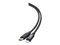 Black - Kabel Lightning - USB-C s piny (male) do Lightning s piny (male) - 1.83 m - černá - napájení USB (20 W), up to 480 Mbps