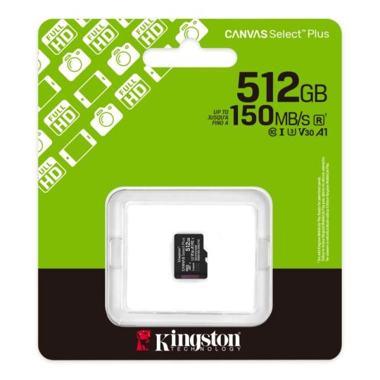 KINGSTON Micro SDXC CANVAS Select Plus 512GB