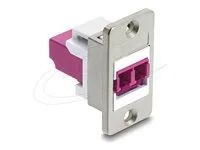 Delock Panel Mount LC Duplex female to L