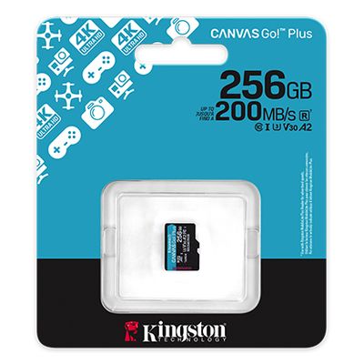 KINGSTON Micro SDXC CANVAS GO! Plus Gen4 256GB