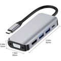 MEGATECH 5v1, Dokovacia stanica, USB-C