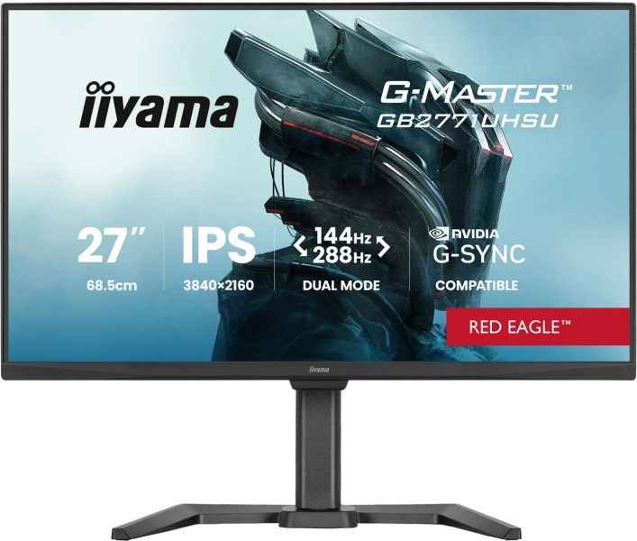 iiyama G-Master/GB2771UHSU-B1/27"/IPS/4K UHD/144Hz/0,8ms/Černá/3R
