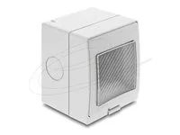 Delock - Easy 45 - socket-outlet housing - surface-mounted housing, IP55, waterproof - 2 moduly - šedá