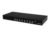 Startech 8-Port USB KVM Swith with OSD - TAA Compliant - 1U Rack Mountable VGA KVM Switch (SV831DUSBU) - Prepínac KVM - 8 x KVM port(s) - 1 místní uživatel - desktop - pro P/N: RK3236BKF, RKCONS1701, RKCONS17HD, RKCONS1901, RKCONS1908K, RKCONS1916K, RKQMCAB12V2