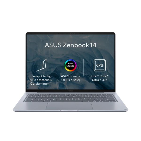 ASUS Zenbook 14/UX3480AA-OLED010W/U5-325/14''/WUXGA/16GB/512GB/Intel int/W11H/Blue/2R