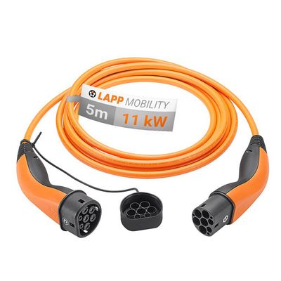 Kabel nabíjecí LAPP 61785 typ 2 11kW 20A 3 fáze 5m pro elektromobil