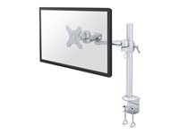 Montážní sada - plný pohyb - pro Displej LCD - stříbrná - velikost obrazovky: 10"-30" - upevnění svorkou, upevnitelné na stůl
