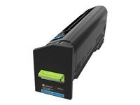 Vysoká výtěžnost - azurová - originální - kazeta s barvivem LCCP, LRP - pro Lexmark CX860de, CX860dte, CX860dte with Asset Tag, CX860dtfe