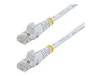 Patch kabel - RJ-45 (M) do RJ-45 (M) - 3 m - UTP - CAT 5e - lisovaný, provedení bez hrbolků - bílá
