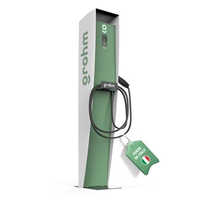 Podlahová kovová skříňka GZ02 pro wallbox Grohm