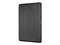 Pouzdro s klopou pro tablet - termoplastický polyuretan (TPU) - černá - 12.4" - pro Samsung Galaxy Tab S10+, Tab S7 FE, Tab S7+, Tab S8+, Tab S9 FE+, Tab S9+
