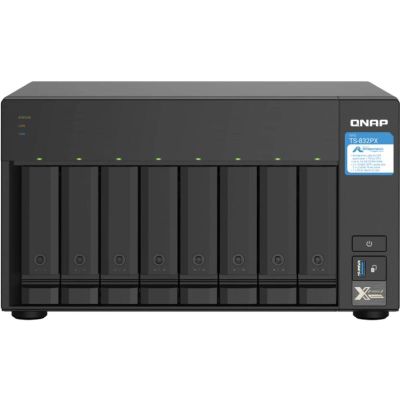 QNAP TS-832PX-4G, NAS Server, 8x 2.5"/3.5", PCIe