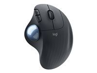 Kulový ovládač - pravák - optický - 5 tlačítka - bezdrátový - Bluetooth - USB přijímač Logitech Logi Bolt - grafit