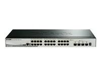 Přepínač - L3 - inteligentní - 24 x 10/100/1000 + 4 x 10 Gigabit SFP+ - desktop, Lze montovat do rozvaděče