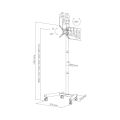 SBOX FS-622, Podlahový stojan na TV, 13" - 50"