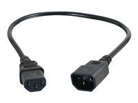 Prodlužovací šňůra - power IEC 60320 C13 do IEC 60320 C14 - AC 250 V - 0.5 m